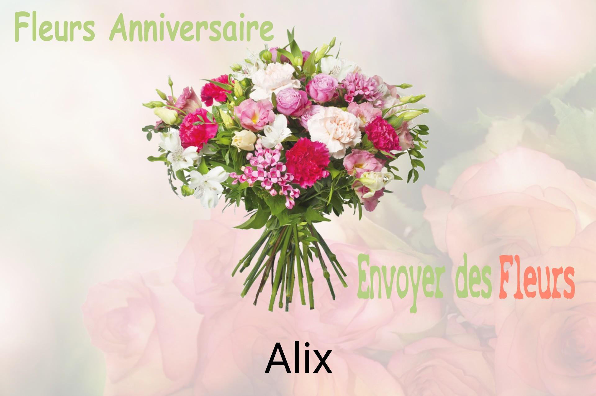 Bouquet de fleurs d’anniversaire livré à Alix